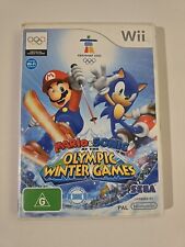 Mario & Sonic at the Olympic Winter Games (Nintendo Wii, 2009) PAL com manual, usado comprar usado  Enviando para Brazil