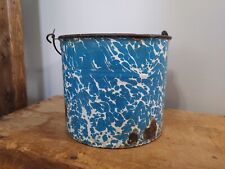 Antique blue enamelware for sale  Drums