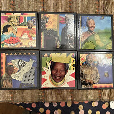 Used, Set Of Six Nelson Mandela Coasters for sale  Shipping to South Africa