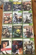 Xbox 360 Video Game Lot Bundle. 12 Games. Bioshock, DMC, Borderlands, Far Cry, used for sale  Shipping to South Africa