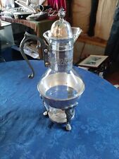 Silver glass coffee for sale  North Berwick