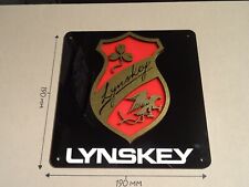 Used, LYNSKEY Bikes, LYNSKEY Cycling Acrylic Sign, Black, Gold, Red & White 190X190mm for sale  Shipping to South Africa