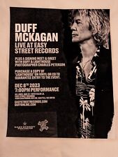 Pôster Duff McKagan RARO Giclée Show 12/8/23 Easy Street, W Seattle NÃO Público! comprar usado  Enviando para Brazil