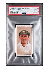 1934 JOHN PLAYER & SONS Cricket Card DON BRADMAN PSA 4 for sale  Shipping to South Africa
