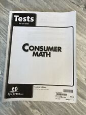 Consumer math tests for sale  Pine City
