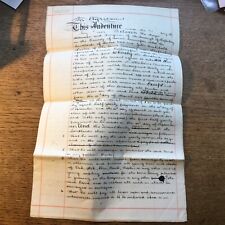 1907 rental agreement for sale  PRESTEIGNE