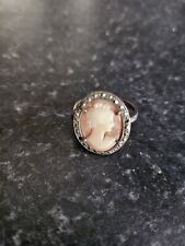 Cameo ring silver for sale  WREXHAM