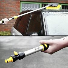 Extendable Pole Water Fed Telescopic Hose Wash Brush Caravan Window Car Cleaner for sale  Shipping to South Africa