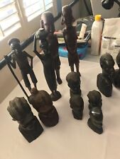 African wood heads for sale  BROMLEY
