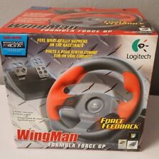 Logitech Wingman Formula Force GP Steering Wheel/Pedals W/Software and Manuals  for sale  Shipping to South Africa