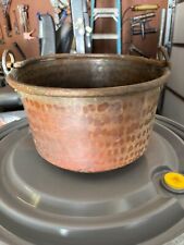 Cubo de caldero de cobre con mango de hierro segunda mano  Embacar hacia Argentina