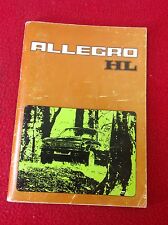 Austin allegro owners for sale  WISBECH