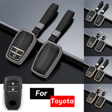 Capa chave de carro liga de alumínio TPU para Toyota Corolla Camry RAV4 Highlander comprar usado  Enviando para Brazil