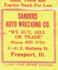 Sanders auto wrecking for sale  Mansfield