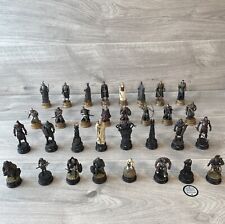 Used, Eaglemoss Complete Lord Of The Rings Chess Sets Complete 32 Lead Figures for sale  Shipping to South Africa