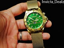 Relógio Invicta masculino 44mm Sea Wizard dia-noite verde mostrador esfregão pulseira de malha tubarão, usado comprar usado  Enviando para Brazil
