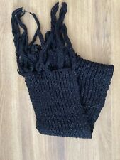 Black glitter knitted for sale  IPSWICH