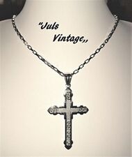 Collana croce vintage usato  Casale Monferrato