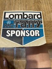 lombard rally for sale  ALTON