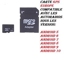Occasion, Mini SD Carte (8G) GPS EUROPE pour Autoradios sous ANDROID neuve d'occasion  Étampes