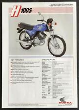 Honda h100s lightweight for sale  LEICESTER