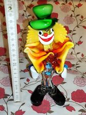 Murano clown vielfarbige gebraucht kaufen  Berlin