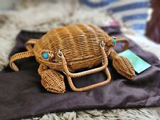 Kate Spade Wicker Crab Novelty Wicker Handbag Bag Splash Out Crab RARE ITEM for sale  Shipping to South Africa