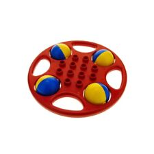 1x LEGO Duplo Primo Rattle Red Gripping Ring 4 Balls Yellow Blue Module x1718c01 for sale  Shipping to South Africa