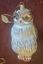 Unusual owl glass for sale  NEWCASTLE UPON TYNE