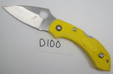 Yellow spyderco dragonfly for sale  Montgomery