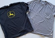 Lote de 2 camisetas XXL Eddie Bauer Workwear, GG John Deer comprar usado  Enviando para Brazil