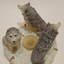 Wolf wolves tealight for sale  North Haven