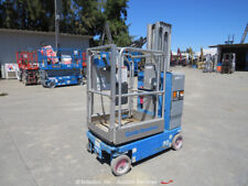 2012 Genie GR-20 20' Electric Vertical Mast Lift Personnel Man Aerial bidadoo, used for sale  Union City