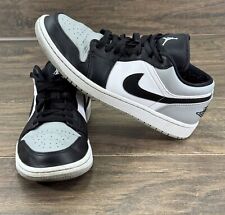 Usado, Nike Air Jordan 1 Zapatos Bajos Para Hombres 9 Gris/Negro Tenis de Baloncesto 553558-052 segunda mano  Embacar hacia Argentina