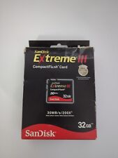 Cartão flash compacto SanDisk Extreme III 32GB SDCFX3-032G-A31 comprar usado  Enviando para Brazil