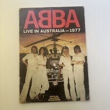 Usado, 1977 ABBA LIVE IN AUSTRALIA Paul Dainty PROGRAMA OFICIAL DE LEMBRANÇAS RARO comprar usado  Enviando para Brazil