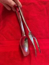 **Vintage*Warco*Stainless Steel* Spoon and Fork* Salad Tongs for sale  Shipping to South Africa