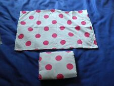 Pink white polka for sale  CARDIFF