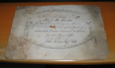 Victorian ephemera receipt for sale  WATERLOOVILLE