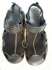 Sandálias CROCS 15041 preto SwiftWater malha pescador deck sapatos aquáticos tamanho 10 comprar usado  Enviando para Brazil
