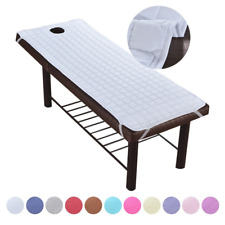 Lençol de mesa de massagem com furo elástico acolchoado SPA salão de beleza capa de cama, comprar usado  Enviando para Brazil