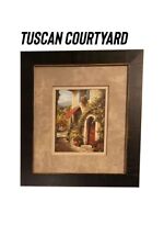Framed tuscan courtyard for sale  Columbia