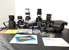 Usado, Lote de 2 cámaras vintage Japón TOPCON RE SUPER PAQUETE MUCHAS lentes ¡Gran colección! segunda mano  Embacar hacia Argentina