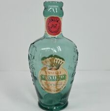 Vintage Vaselli Orvieto Blue Green Wine Bottle 6" Rose 1958 for sale  Shipping to South Africa