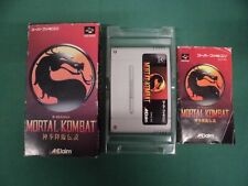 SNES -- Mortal Kombat -- caixa, manual. Super famicom. JAPÃO. 13770 comprar usado  Enviando para Brazil