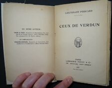 Pericard verdun 1917 d'occasion  Fagnières