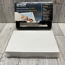 Papel fotográfico Epson Premium brilhante 4X6 100 folhas S041727 novo em pacote aberto comprar usado  Enviando para Brazil