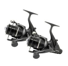 PAIR OF SIZE 50 FREESPOOL CARP & PIKE BASS FISHING REELS EX DISPLAY MINT, used for sale  Shipping to South Africa