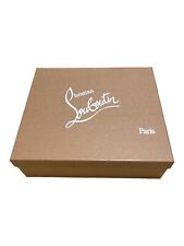 Christian Louboutin caixa de sapatos vazia com papel tissue 12”x 10”x4” conjunto de presente armazenamento, usado comprar usado  Enviando para Brazil