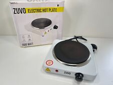 Single Hot Plate Stove Hob Portable 1500W Camping Cooker White Used for sale  Shipping to South Africa